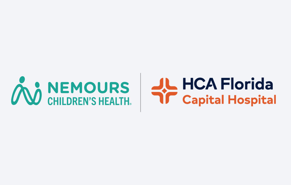 Nemours Childrens Health Logo and HCA Florida Capital Hospital
