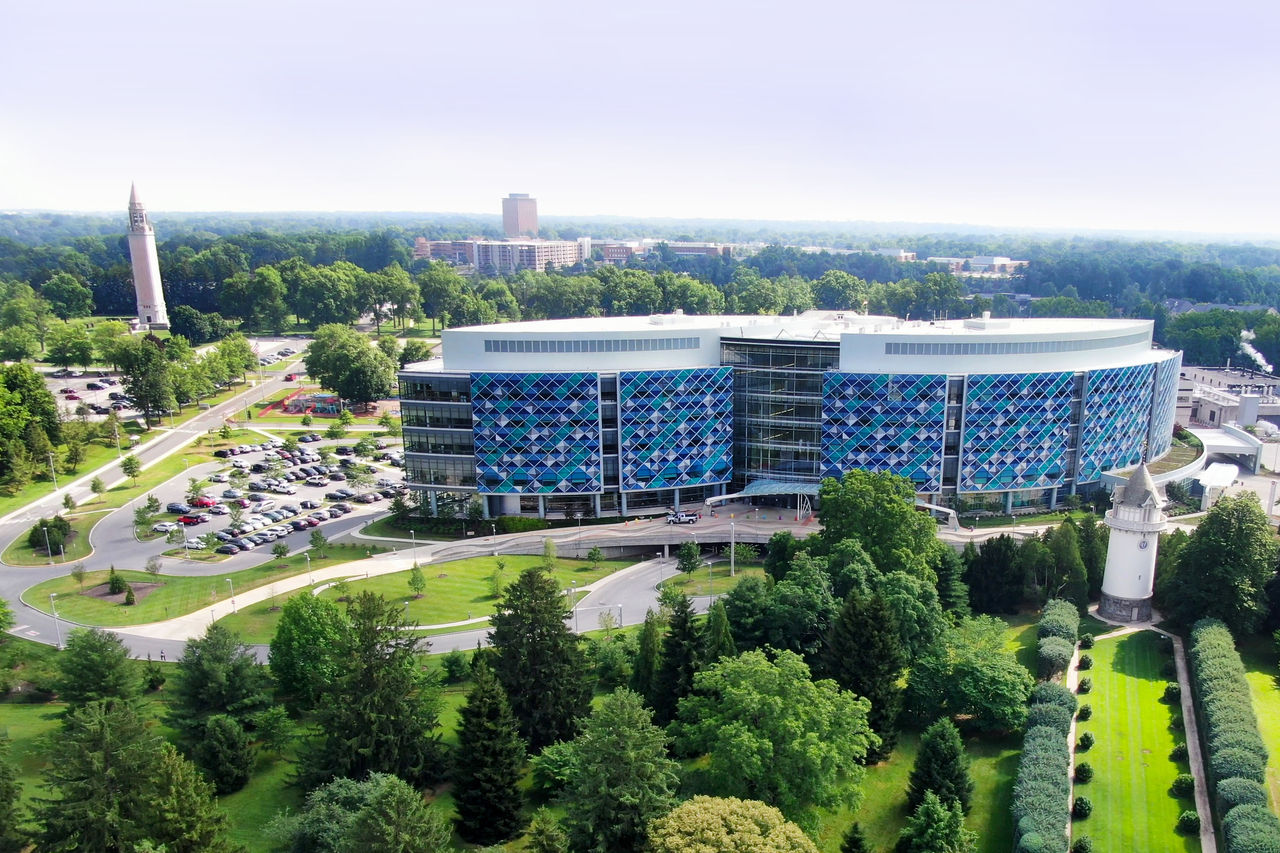 Areal exterior photo of Nemours Children's Hospital in Delaware